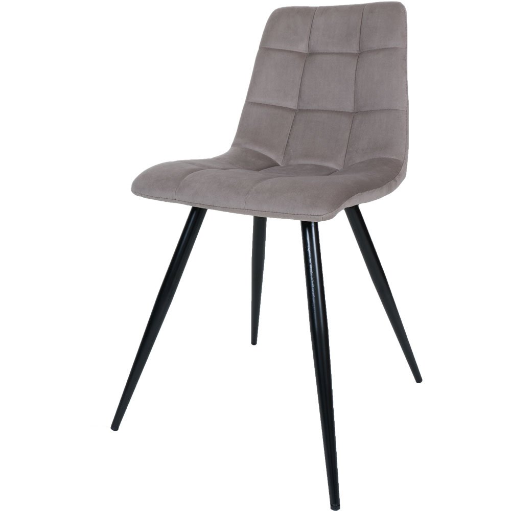 Dining room chair Galgary Taupe 08 – Vintage Velvet