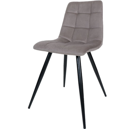 Dining room chair Galgary Taupe 08 – Vintage Velvet