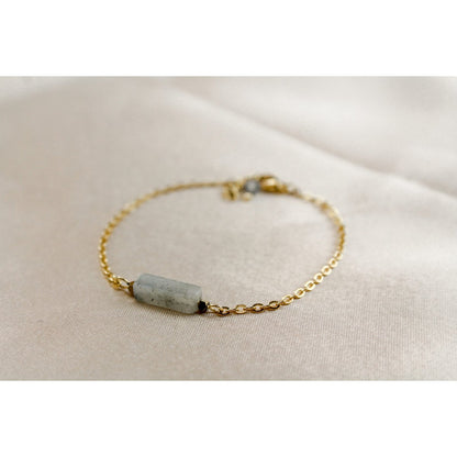 Bracelet Labradorite & Hematite - Gold