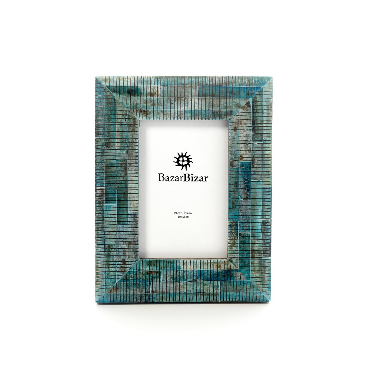 The Ocean Ripple Frame - Turquoise - 10x15