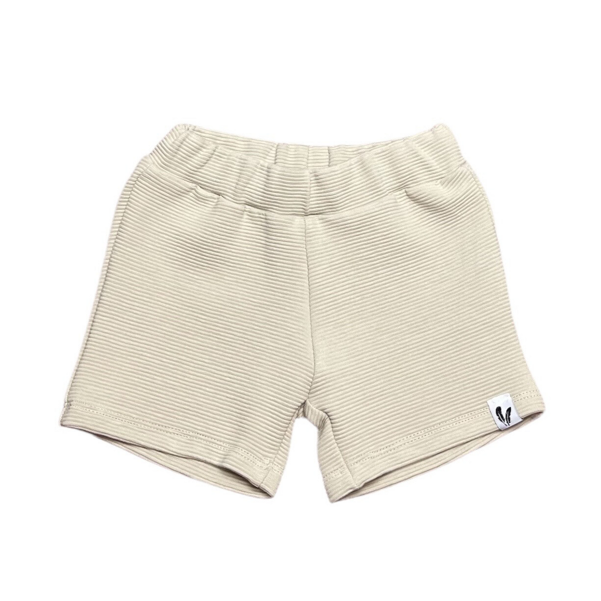 Shorts rib beige