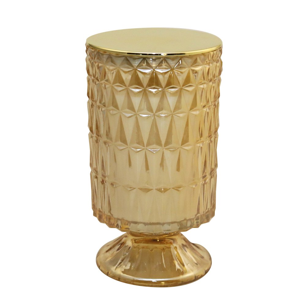 Doree Candle on foot perfume cotton flower h18cm