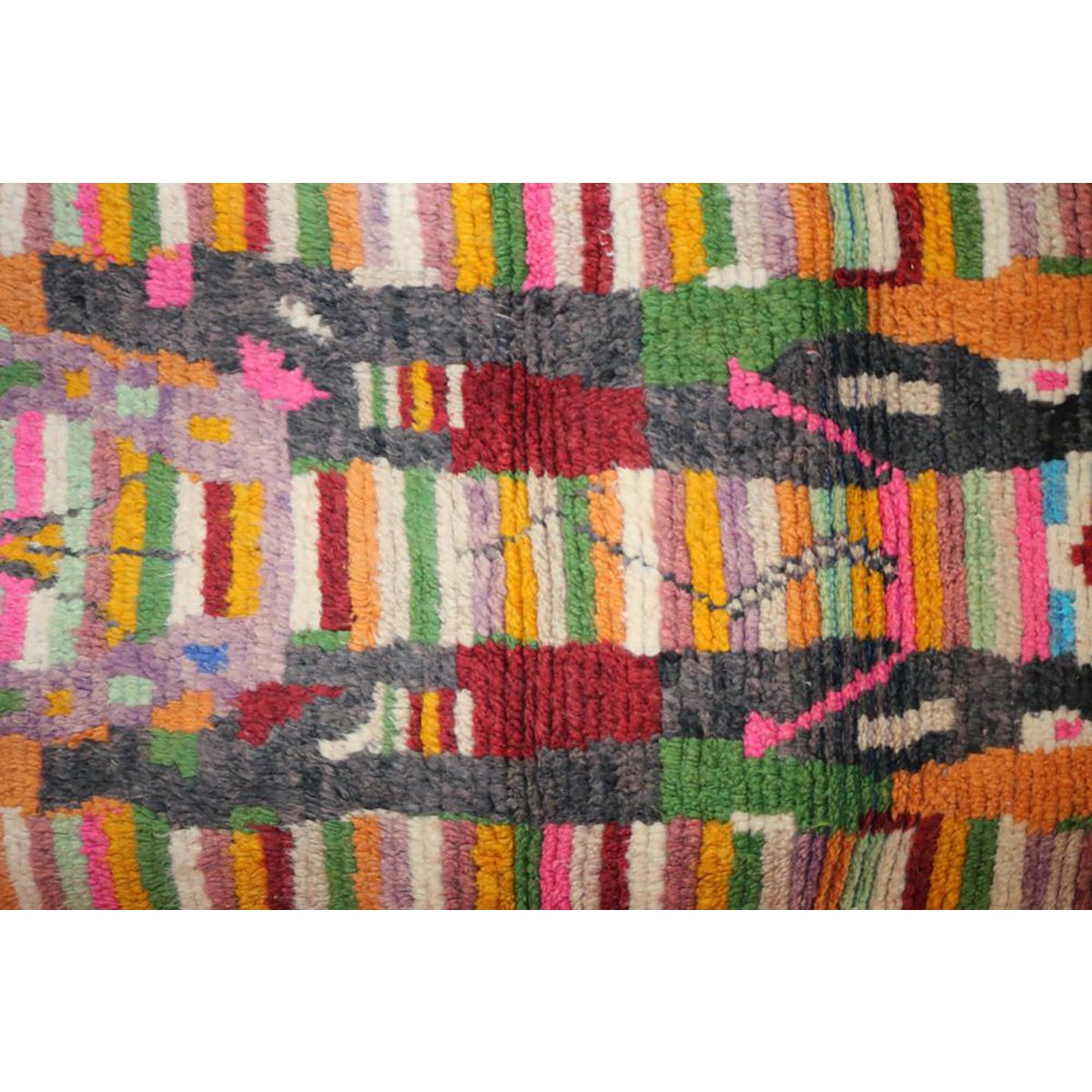 Berber contemporary wool hallway rug 72 x 355 cm