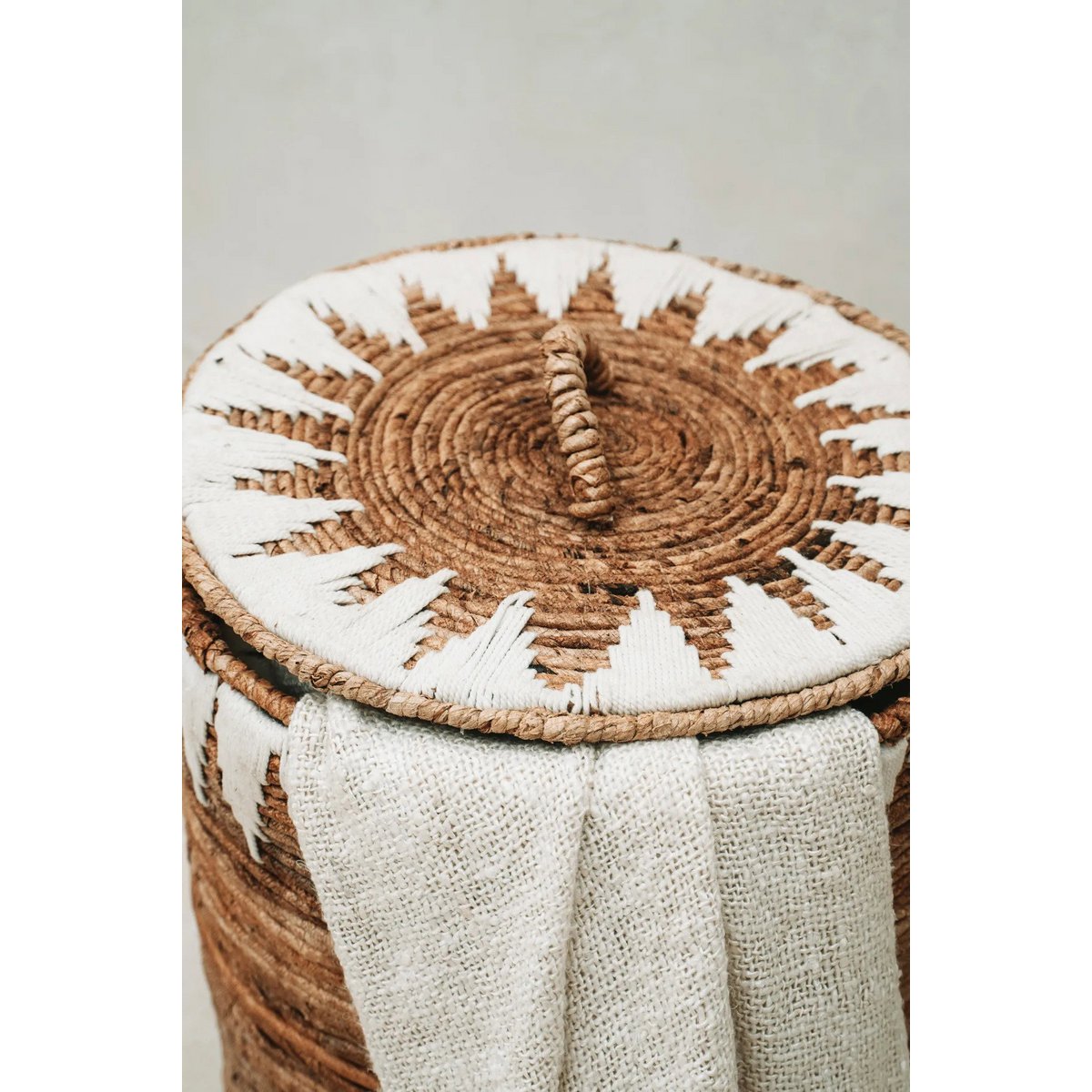 The Banana Stitched Laundry Baskets - L