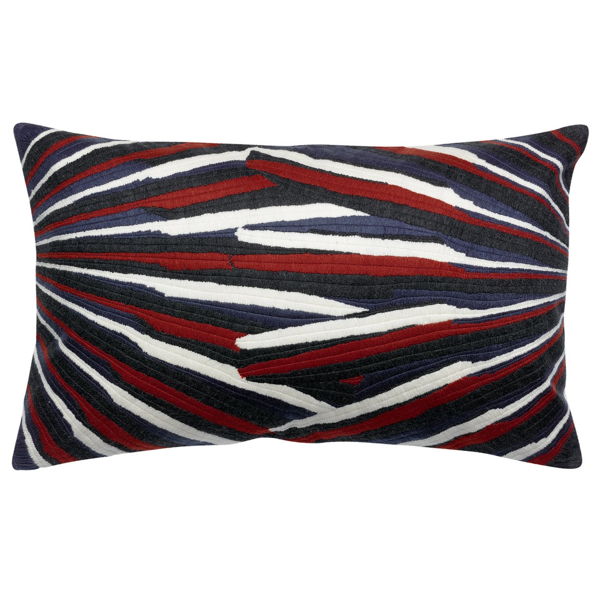 Sasha Ruby embroidered cushion 40 x 65