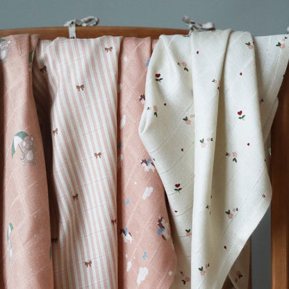 Bamboo muslin swaddle blankets 2pcs.