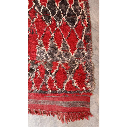 Pure wool Moroccan Berber rug 200 x 336 cm