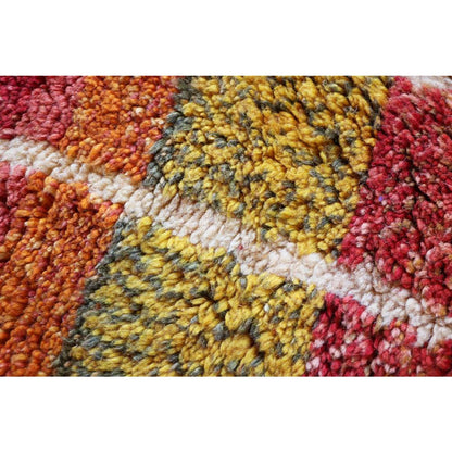 Pure wool Moroccan Berber rug 217 x 302 cm