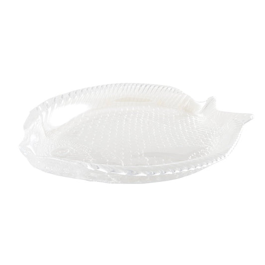 CHAPED FISH GLASS LUSTRY 30x27.5cm