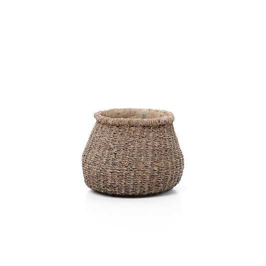 The Faux-Puff Planter - Brown - S
