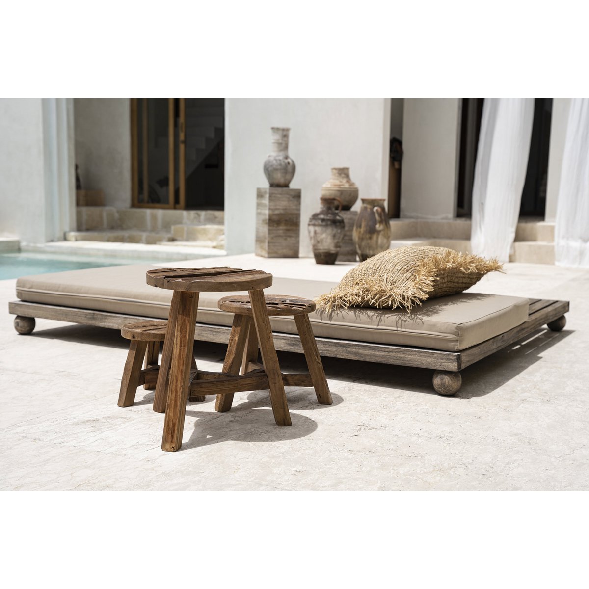 The Yatai Stool - Natural - L