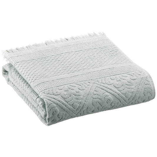 Drap de douche uni Zoé Jade 70 x 140