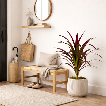 Artificial Plant Banana Tree Red