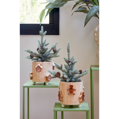 Christmas flowerpot inside Off-white