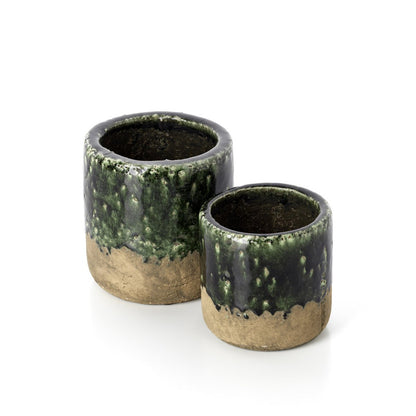 The Moss Planter - Concrete Green - M