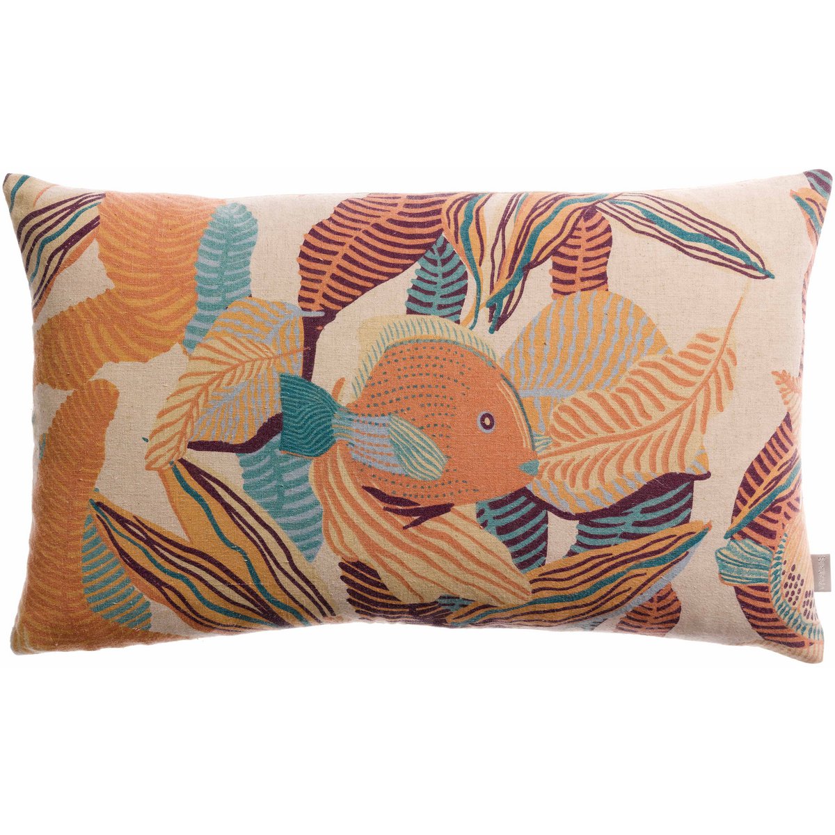 Dori Papaya printed cushion 30 x 50