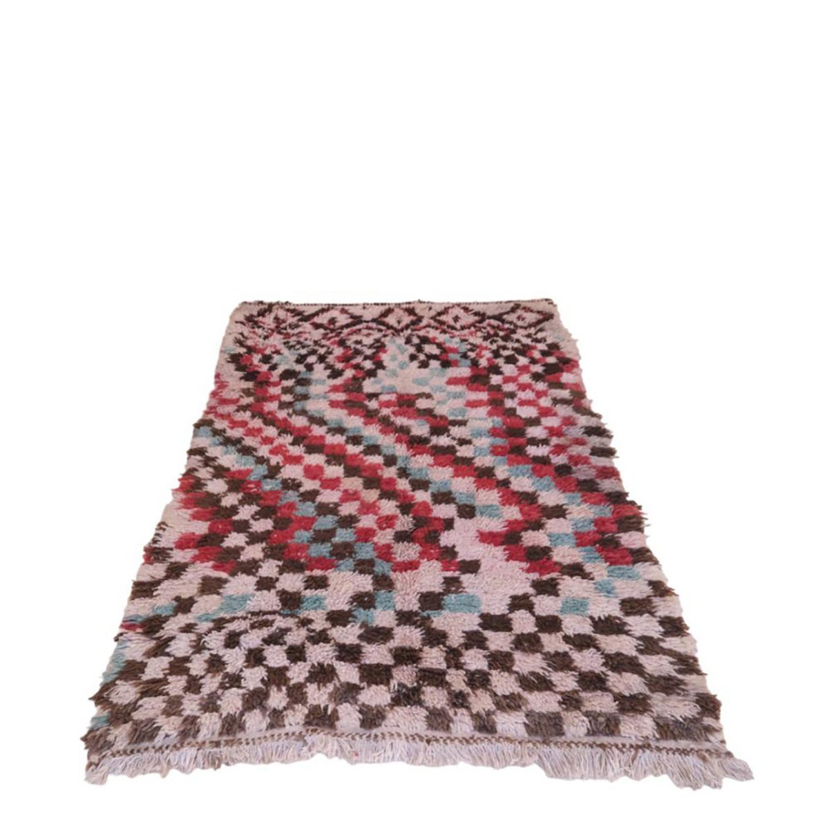 Pure wool Moroccan Berber rug 110 x 176 cm