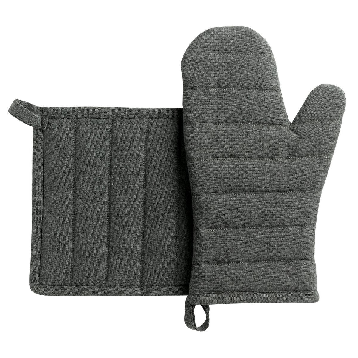 Jona Ombre recycled glove/potholder set 15 x 30