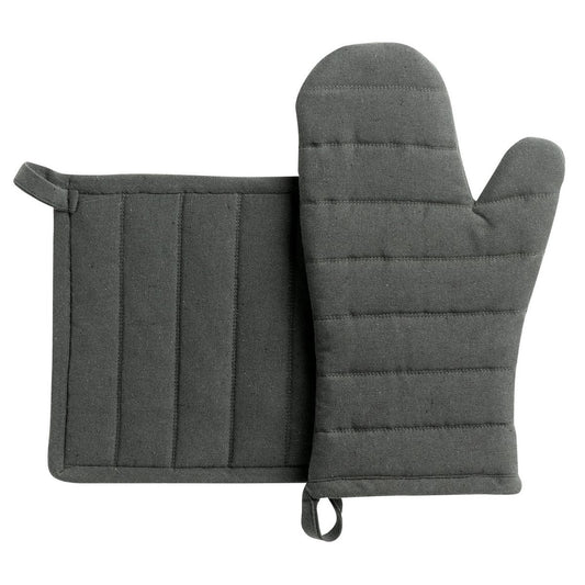 Jona Ombre recycled glove/potholder set 15 x 30