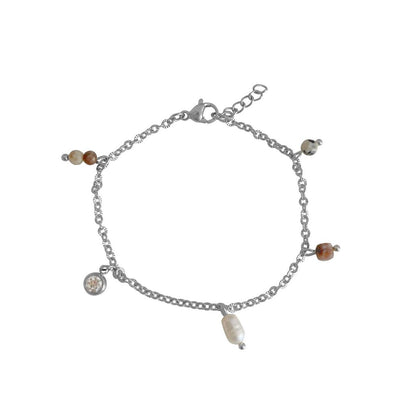 Protection Gemstone Bracelet - Silver