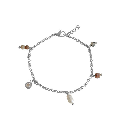 Protection Gemstone Bracelet - Silver