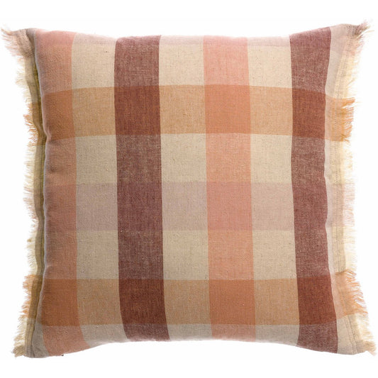 Kate Terracotta 45 x 45 printed cushion