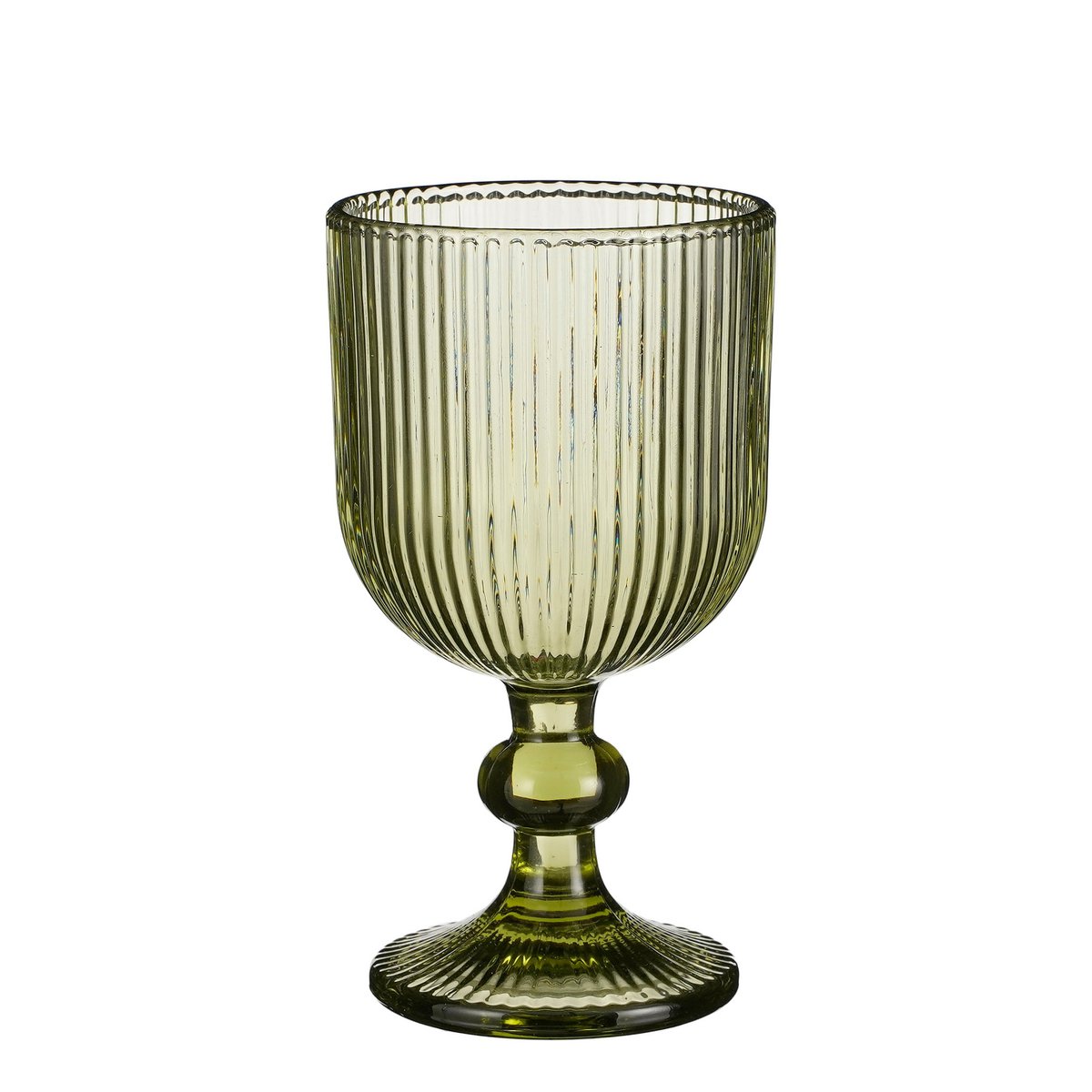 Wine glass set Merlot Light green