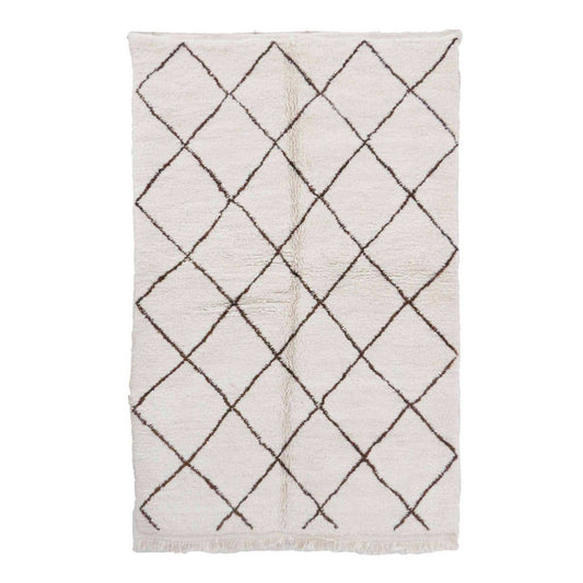 Pure wool Moroccan Berber rug 159 x 245 cm