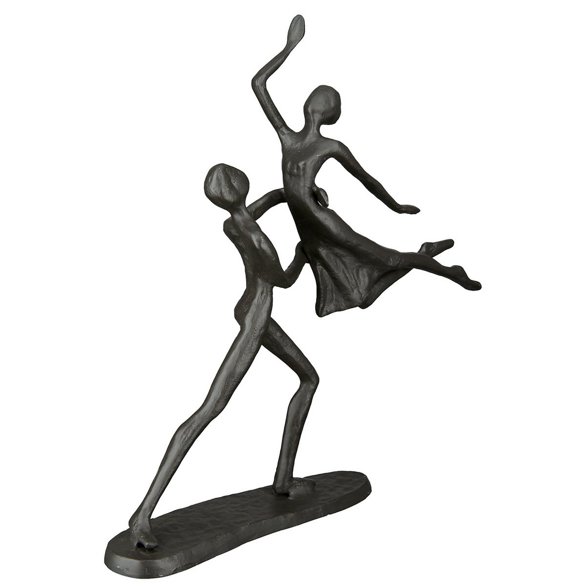 Iron design sculpture "dancing couple"