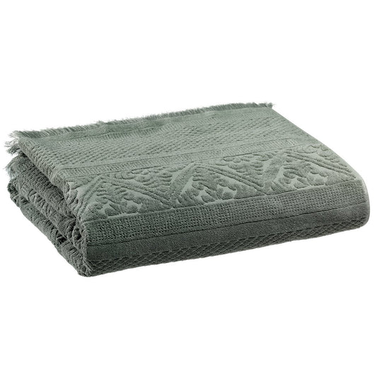 Plain bath towel Zoé Thym 100 x 180