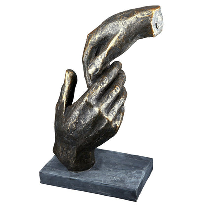 Poly sculpture "Two hands"