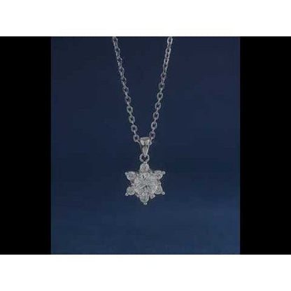 Luxurious Moissanite Snowflake Necklace