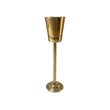Built with golden gold champagne 21x21x84.5cm