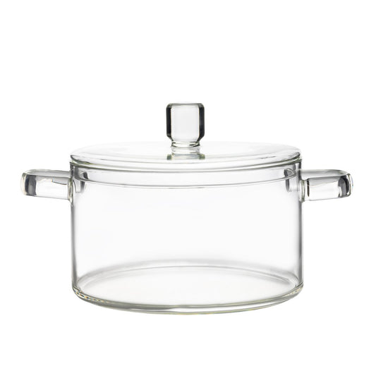 Glass saucepan 18x25.8x15cm