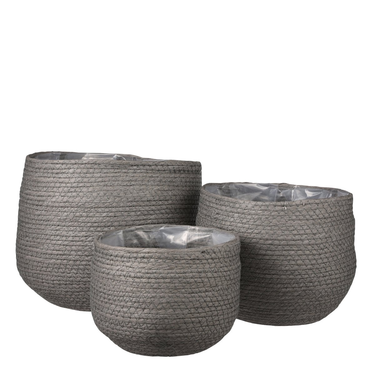 Plant basket set Jorck Gray