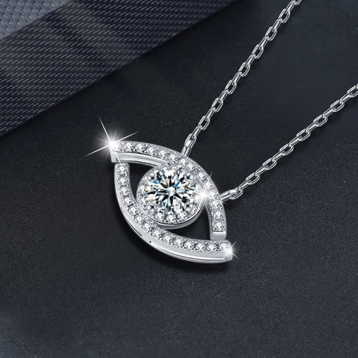 Lucky Eye Moissanite Necklace