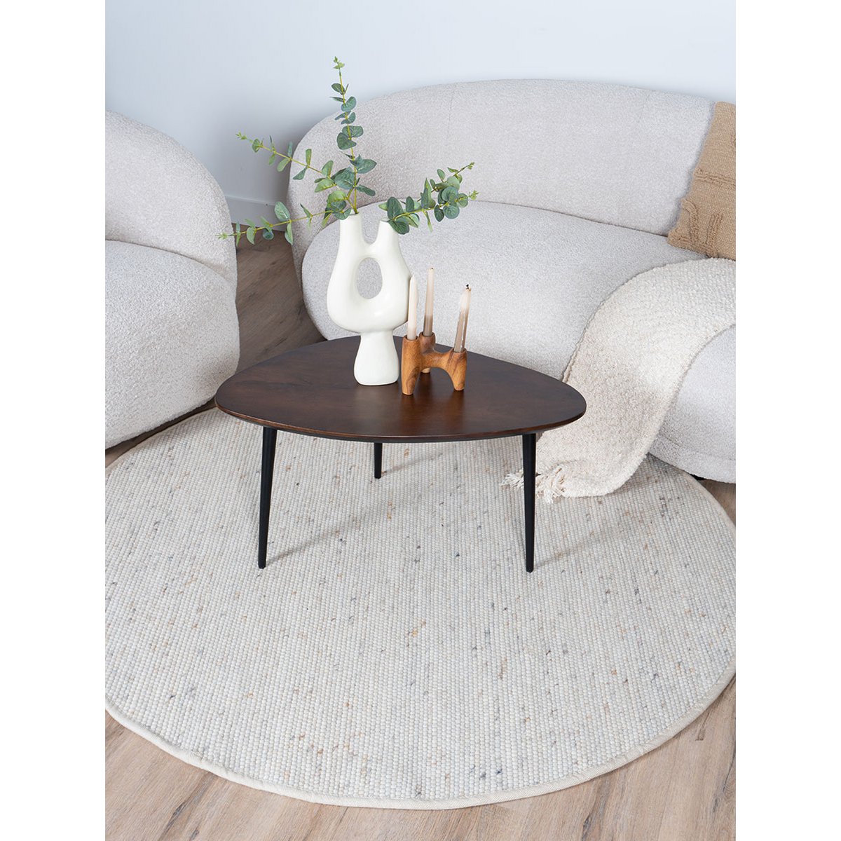 Rug Scott Beige Round ø160 cm