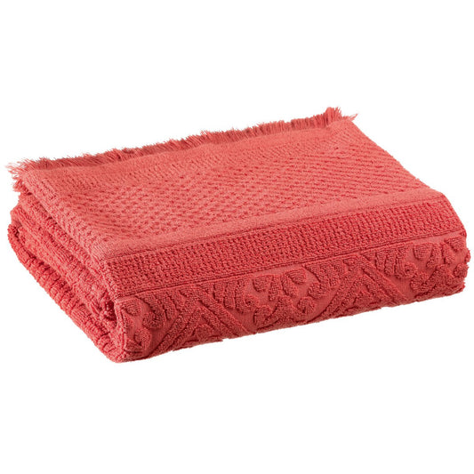 Zoé Brick plain bath towel 100 x 180