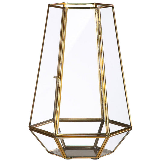 Lantern Cozy, gold-colored H.30 cm