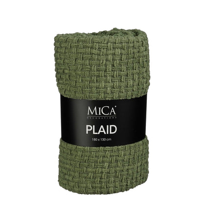 Plaid Cosenza Donkergroen