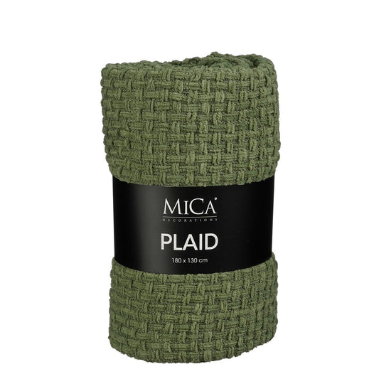 Plaid Cosenza Donkergroen