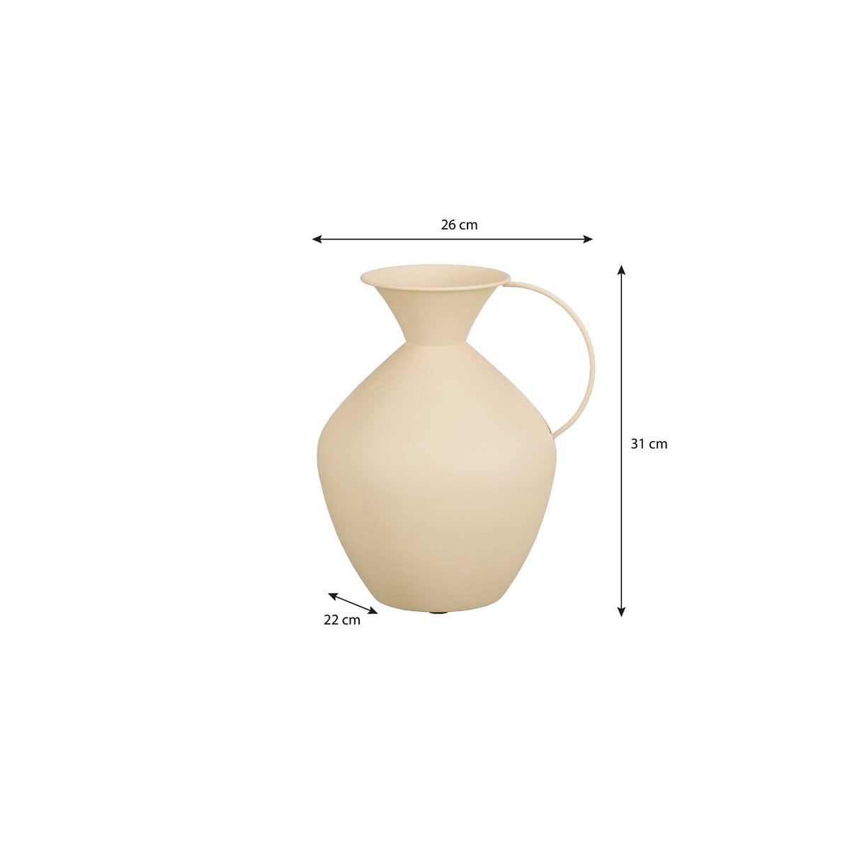 Vase Gyge Off-white