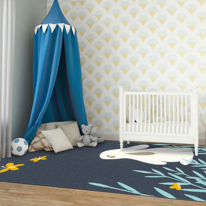 Tapis enfant super doux LAPIN