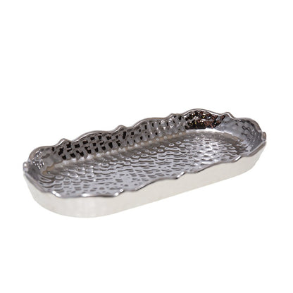 Silver rectangular cup 25x11.5x3cm