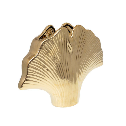 Ginkgo ceramic vase Ginkgo 29.5x7.5x22cm