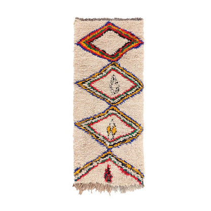 Pure wool Moroccan Berber hallway rug 76 x 188 cm SOLD