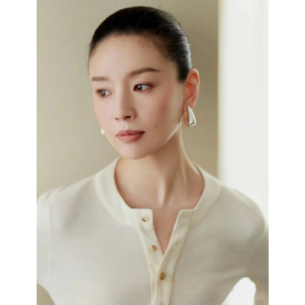 Sculptural Teardrop Statement Earrings