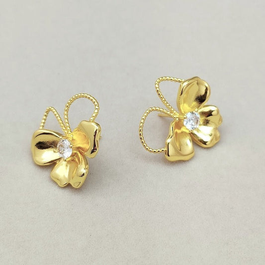 Unique Design Vivid Flowers Earrings