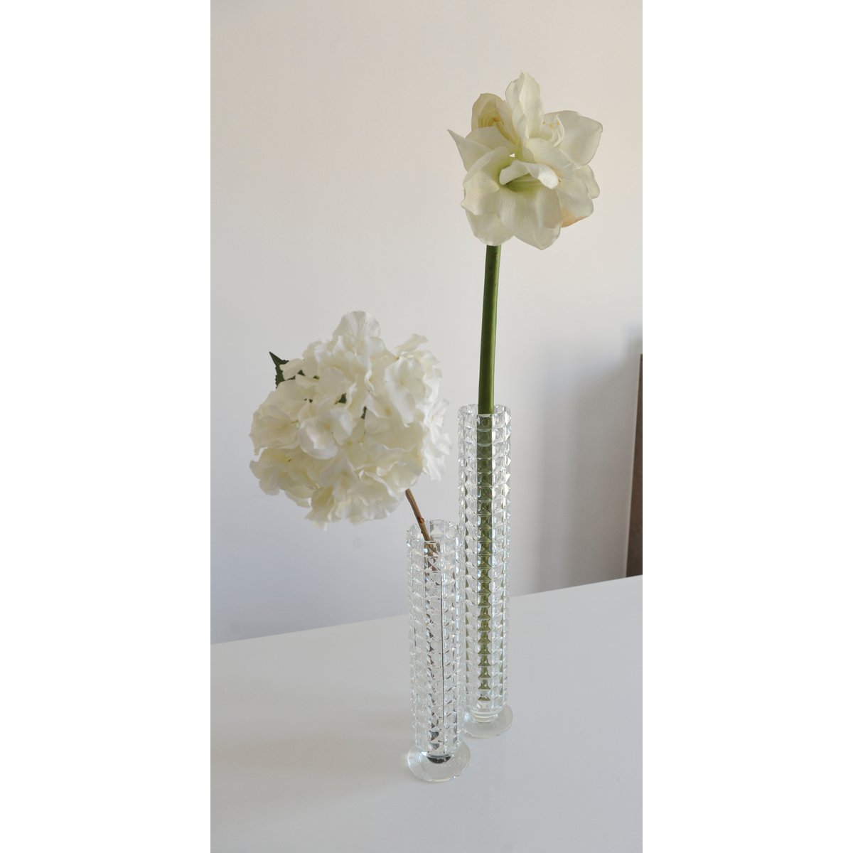 CRYSTAL VASE H. 55CM