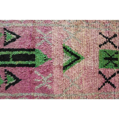 Pure wool Moroccan Berber hallway rug 81 x 389 cm